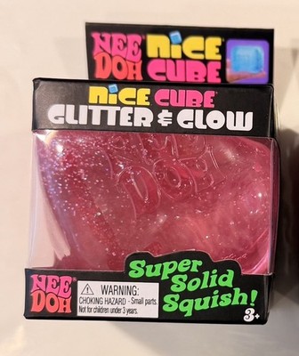 2  New NeeDoh - Nice Cube ''Glitter & Glow'' 2 available