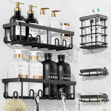 Shower Caddy Adhesive, 100 Rustproof Shower Organizer with Soap