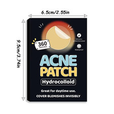   Peace  360Pcs Invisible Pimple Removal Anti-Acne Hydrocolloid Patches Spots Mark