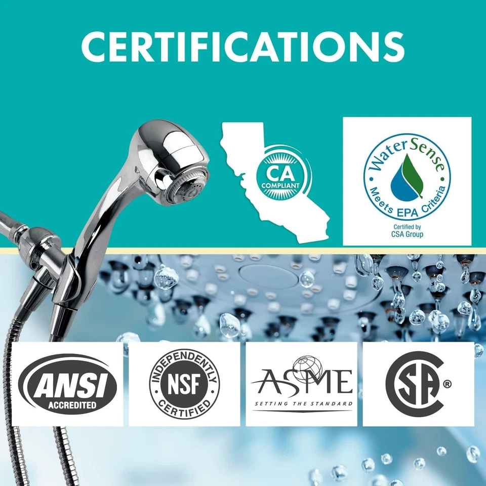 Earth Showerhead - Niagara Conservation | Energy & Water Saving Handheld Showerh - Image 4 of 4