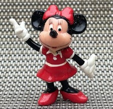 Vintage Applause Disney Minnie Mouse Pointing Red Dress PVC Toy Figure
