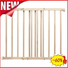 Evenflo Walk-Thru Top of Stairs Baby Gate, Natural Wood 48"W X 32"H