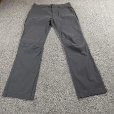 Eddie Bauer Pants Mens 38X32 Gray Tech Performance Hiking Outdoor Nylon Stretch