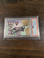 1996 Leaf All-Star Game MVP Contenders GOLD Kirby Puckett Auto Signed PSA DNA