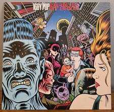 Vintage Rare Iggy Pop Brick By Brick Vinyl LP 1990 USA Excellent Condition