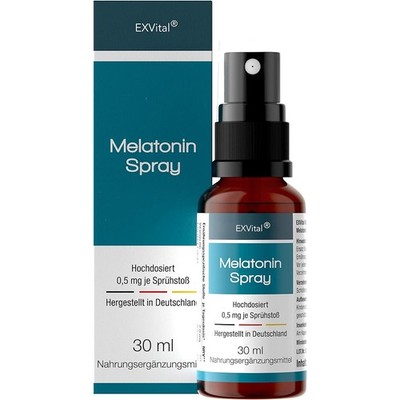 MELAT0NIN Spray, Liquid Schlafspray mit Lavendel Extrakt  30 ml Sprühflasche