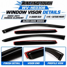 Window Visors Rain Guard For Honda Element 03 04 05 06 07-11 2003-2011 Dx Ex Lx