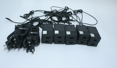 LOT OF 10 GENUINE ORIGINAL MICROSOFT SURFACE PRO AC ADAPTER CHARGER 1706 (T7-A18
