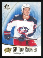 2021-22 SP Authentic Top Rookies Blue #TR32 Cole Sillinger