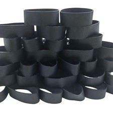 Tactical Rubber Bands Size 92 2 1/2'' x 3/4'' , 50 Pcs Black 92,
