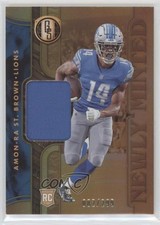 2021 Panini Gold Standard Newly Minted Memorabilia 82/299 Amon-Ra St Brown 1z6