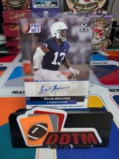 Leaf Pro Set Draft Ellis Brooks Rookie Autograph #PSA-EB1 2022 Football Card