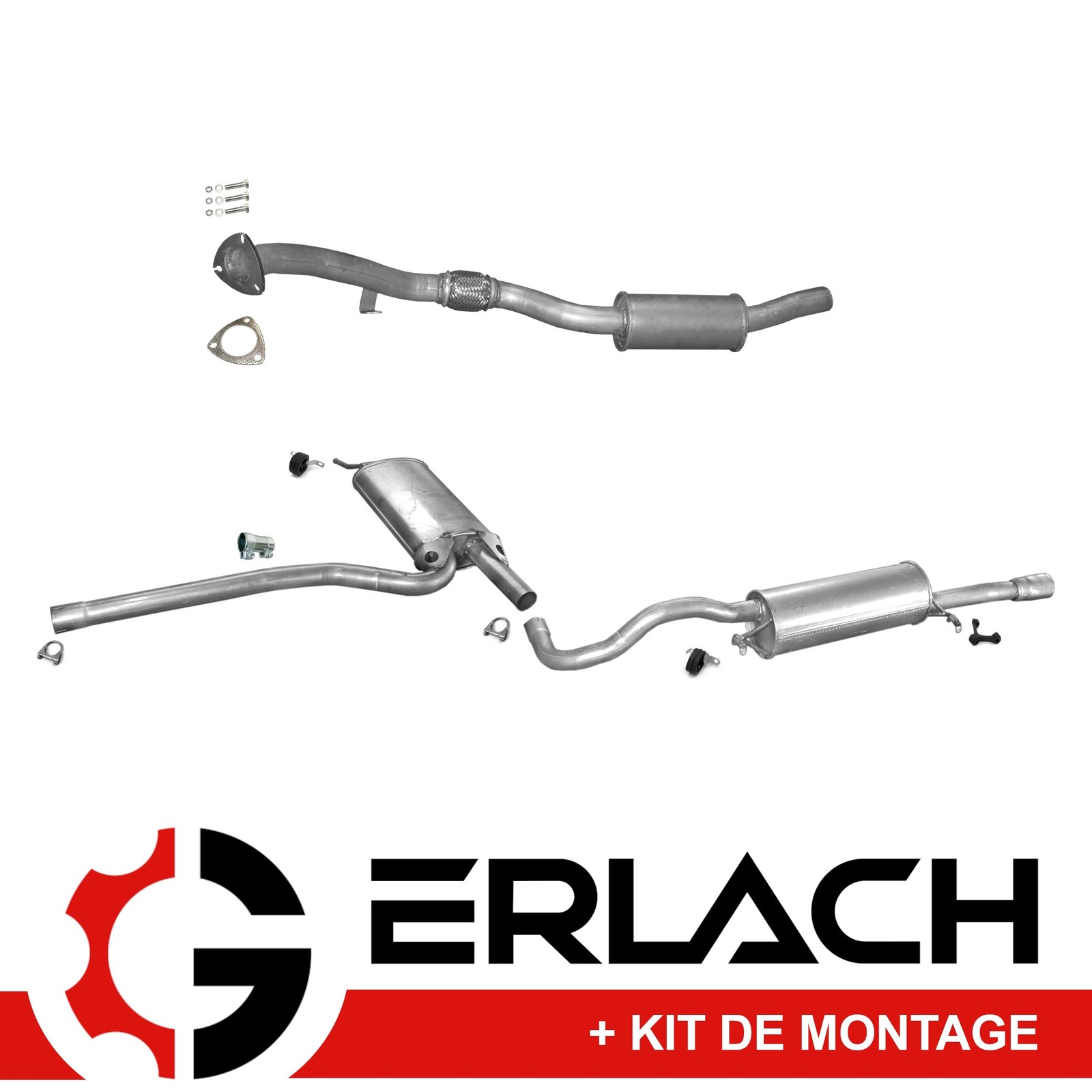 Pot échappement silencieux Audi A4 1.6 Avant essence ligne de rechange 531