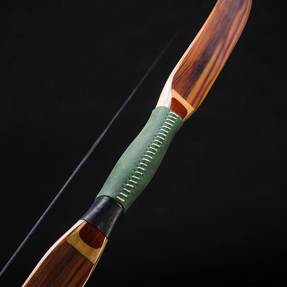 AF 30-50lbs Traditional Recurve Bow 50" Turkish Wooden Horse Bow for Hunting - Image 3 of 4