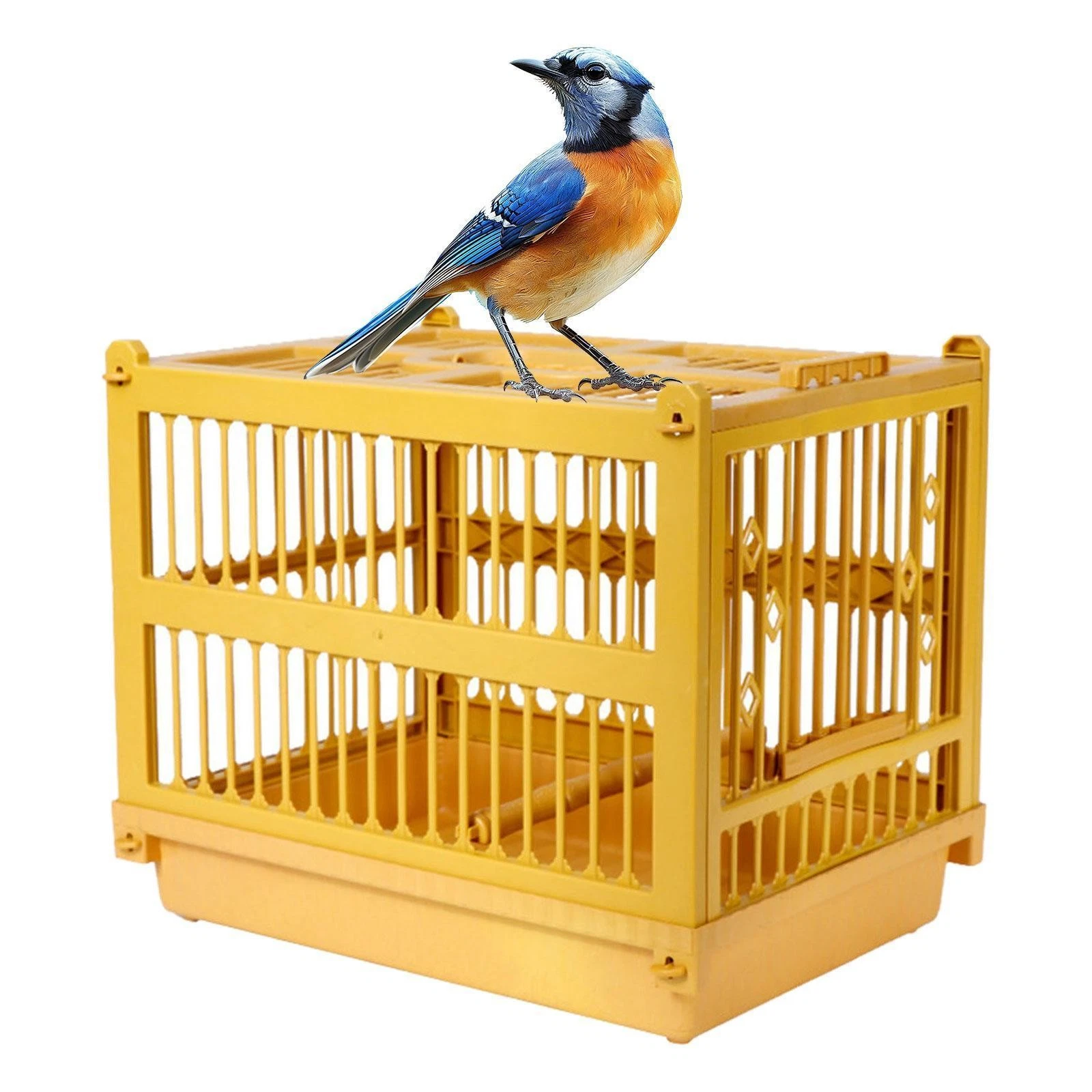 Bird Bath Cage Parrot Station Cage Bird Cleaning Cage