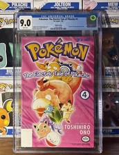 Pokemon Part 1 The Electric Tale of Pikachu 4 CGC 9.0 1999 8th Printing Viz Com