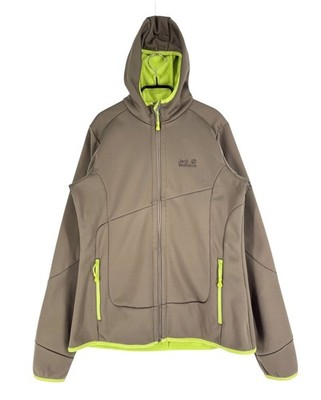 Jack Wolfskin Women StormLock Softshell Fleece Jacket Hoodie Size M