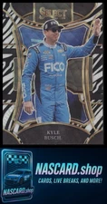 2024 Panini Select #275 Kyle Busch Zebra Prizms