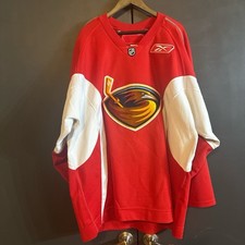 ATLANTA THRASHERS FIGHT STRAP CCM Size 56 HOCKEY NHL RARE REEBOK JERSEY VTG