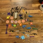 Lot of Vintage TMNT Teenage Mutant Ninja Turtles Accessories & Parts!