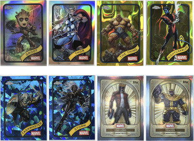 2025 Topps Marvel Sapphire & Mint BASE & CHROME REFRACTORS & Lava's BUY 4 GET 1