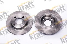 2x Bremsscheibe voll 6040050 KRAFT AUTOMOTIVE für AUDI 90 B3 100 C2 Avant