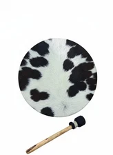 AUTHENTIC Shamanic Frame Drum Buffalo/Cow Hide HANDCRAFTE Spirit Drum Deer Stag