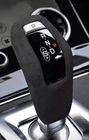 For Land Rover Range Rover Sport 2018-2022 Suede Black Gear Knob Cover Cap Trim