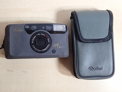 Rollei Prego Zoom 75 Jahre Edition   grau, seltenes Sammlerstück FUNKTIONIERT 