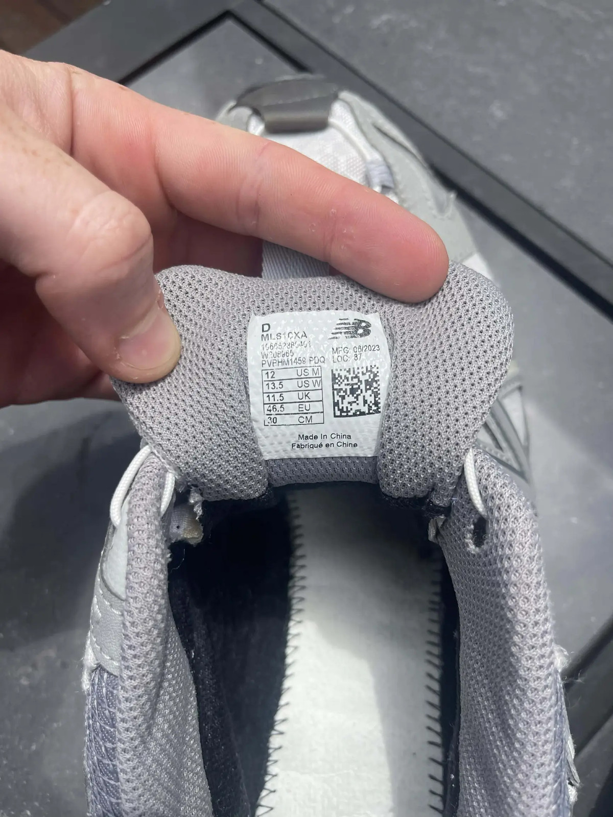 New Balance Mens Grey Running Shoes thumbnail 5