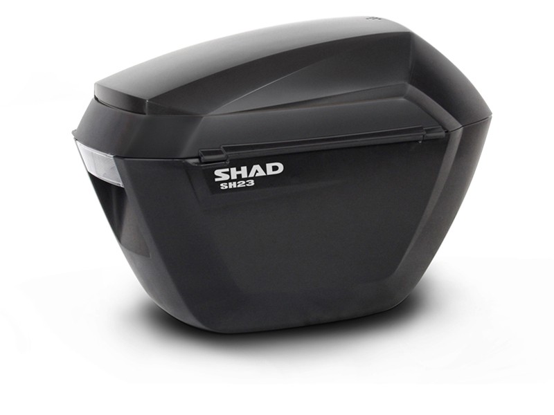 Valises latérales SHAD SH23 rigides noires pour sacoches moto