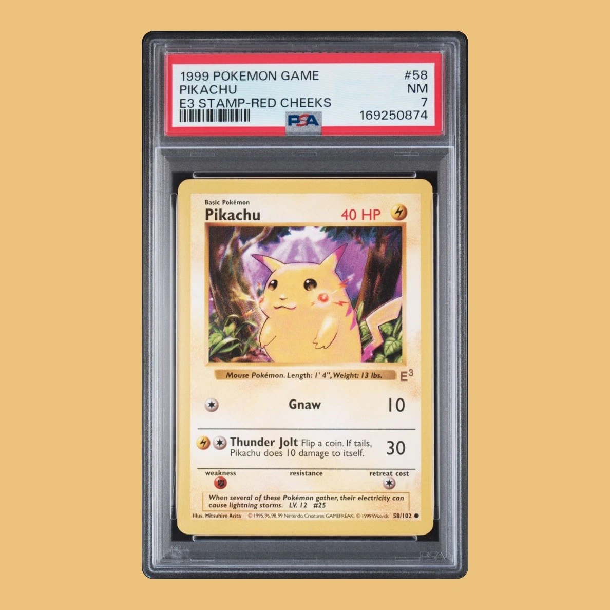 Pikachu Pokémon TCG Professional Sports Authenticator (PSA