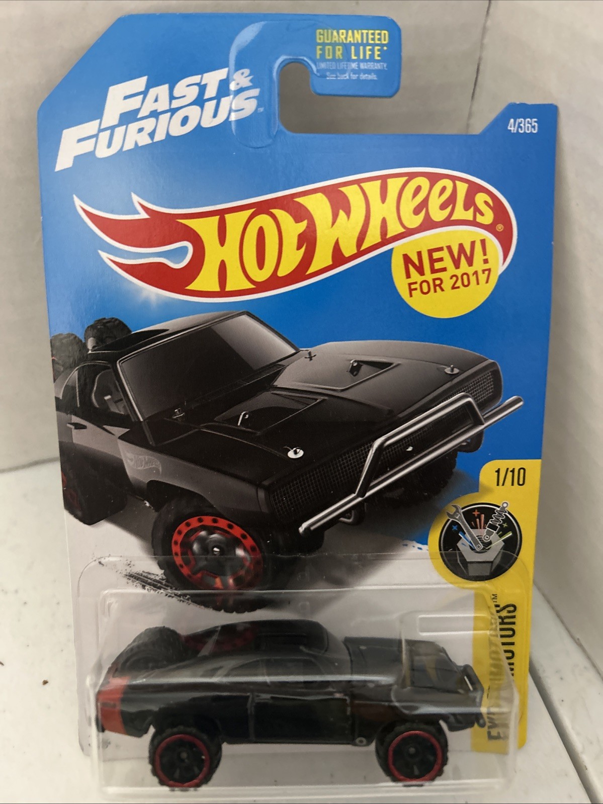 Hot Wheels 2017 HW Experimotors #1/10 '70 Dodge Charger Fast & Furious #4/365