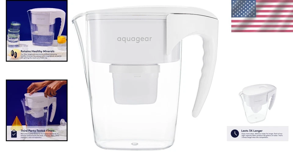 Innovative Water Filter: 10 Cup, 120 Gallon Life, Greener Option for Clean Water - Image 2 of 4