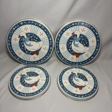 Stove Burner Covers Goose (4) Ducks Vtg 80s Reston Lloyd B&D Gas Electric EUC