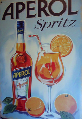 APEROL SPRITZ    Retro Blechschild 30 x 20 cm  