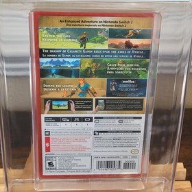 Breath of the Wild PSA 9.8 A++ 1st Print Nintendo Switch 2 125903A Graded Game