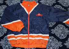 Vintage 1990s Auburn Tigers University Nylon Windbreaker Jacket sz XS -VERY Rare