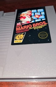 Super Mario Bros. (Nintendo NES, 1985) 5-Screw Cartridge - Clean (Untested)