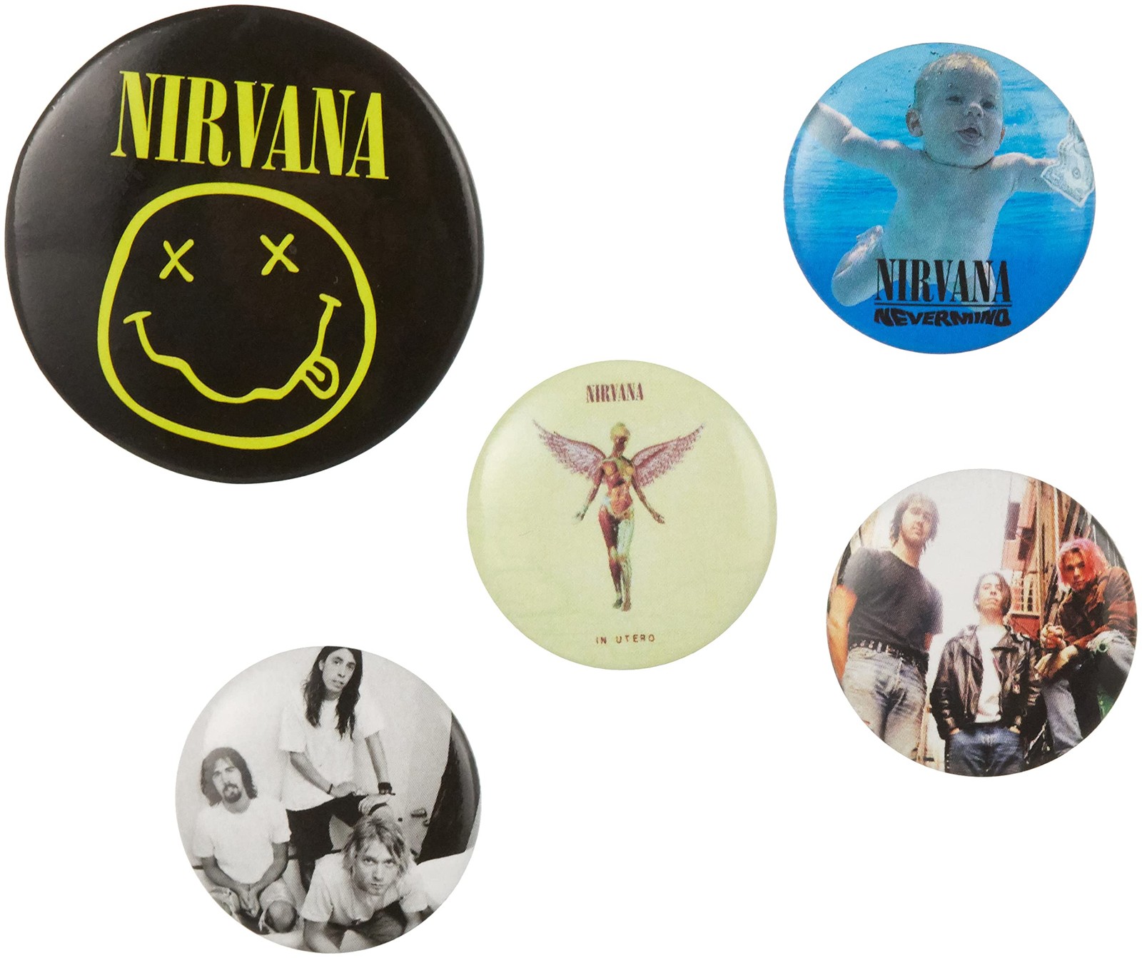 Nirvana Badge Pack Multi-Colour 4x25mm 1890₽