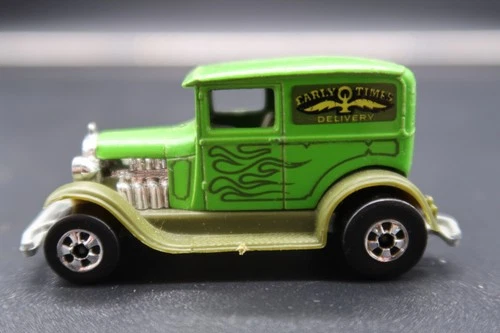 Vintage 1977 Hot Wheels Diecast 1/64 Green Early Times Delivery Truck Van