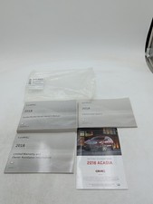  2018 GMC Acadia Denali Owners Manual Navigation Case Original Set 