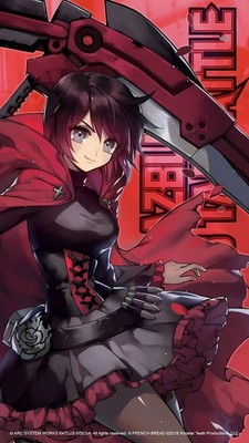 RWBY Poster Volume Ruby Rose Cross Tag Battle Illustration