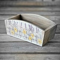 Vintage Holzschale Schale Landhaus Shabby Handarbeit
