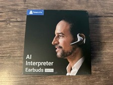 Timekettle AI Interpreter Bluetooth Earbuds Model W4 Pro Black USED ONCE