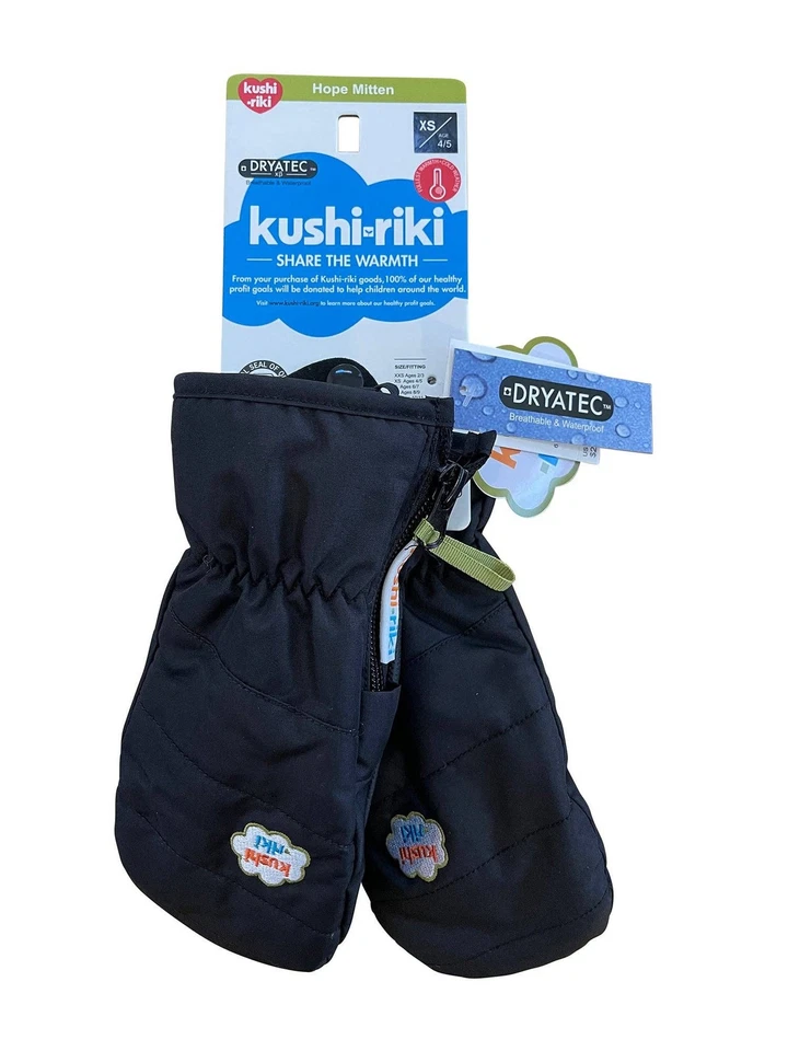Kushi-riki - Kids Hope Waterproof Breathable Winter Ski Snow Mittens - Image 4 of 4