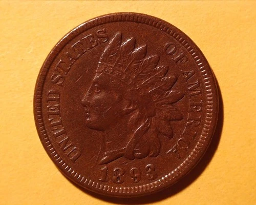 1893 INDIAN CENT  VF COND  **1007-5