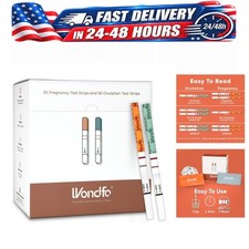 Wondfo Ovulation Pregnancy Test Strips Kit, LH HCG Urine Tests