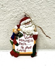 Santa Christmas Ornament