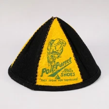 1920s Poll-Parrot Shoes Advertising Antique Felt Beanie – Fey-Wiseman Ableman WI